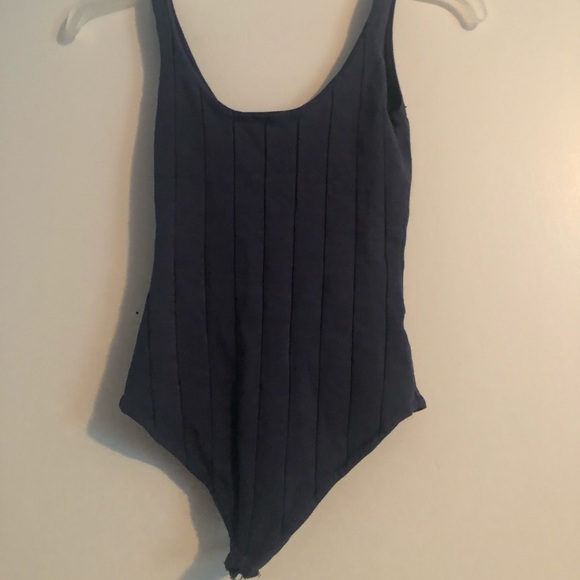 Vertically Ribbed Bodysuit - Picture 2 of 6